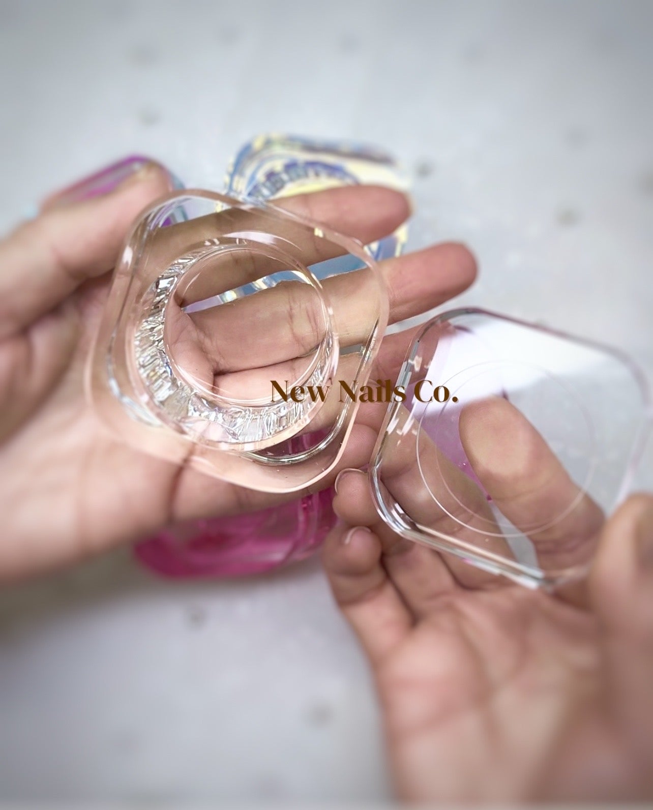 1Pcs Clear Grass Dappen Dish for Acrylic Monomer Liquid | Color: Clear