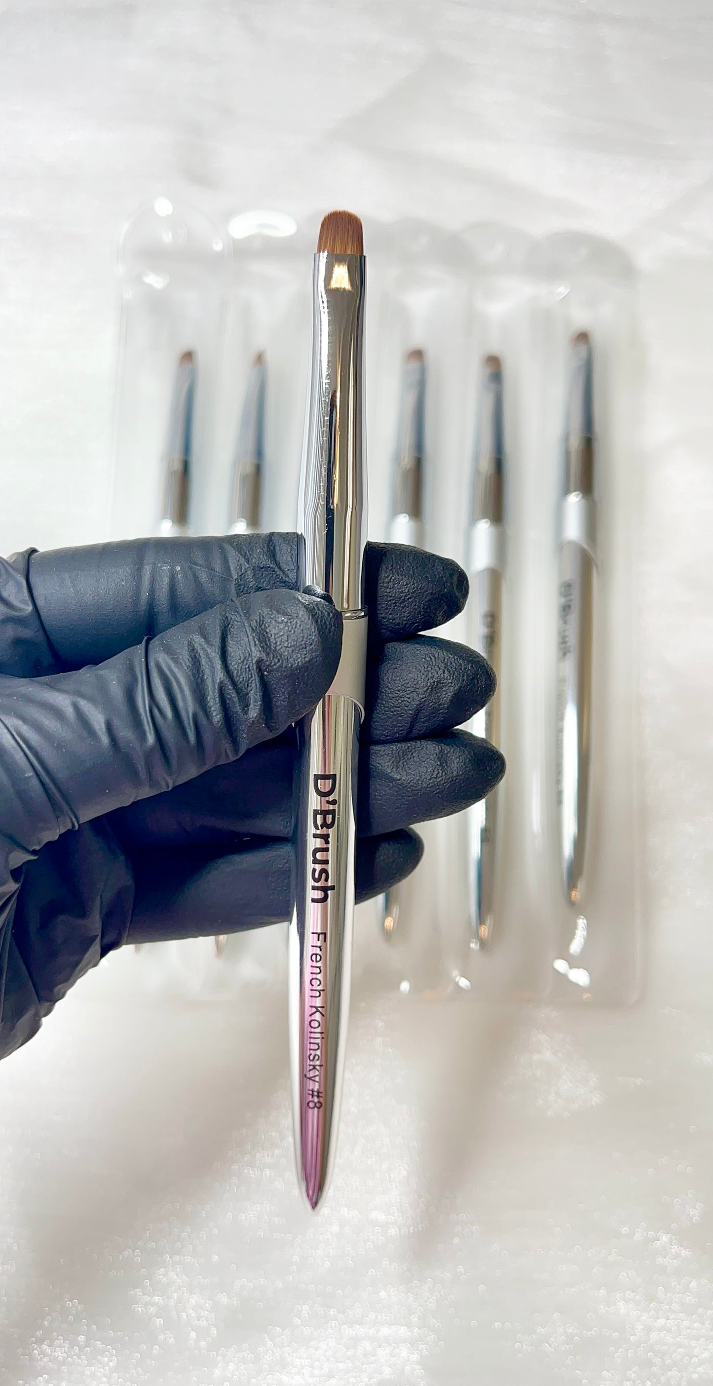 Cọ Chùi French #8 – Lông Cứng, Không Bị Răng Cưa-French Clean-Up Brush