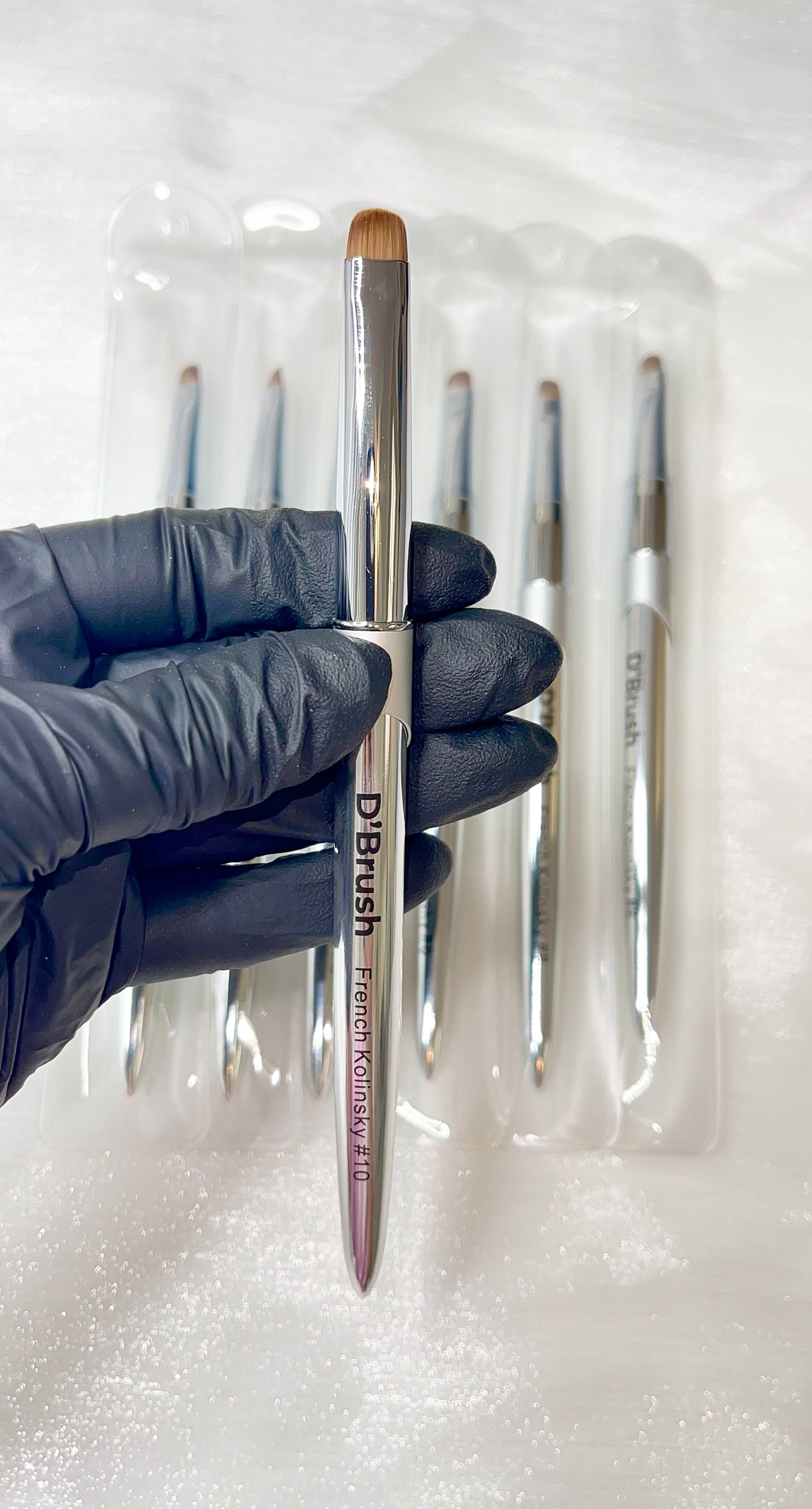 Cọ Chùi French #10 – Lông Cứng, Không Bị Răng Cưa-French Clean-Up Brush